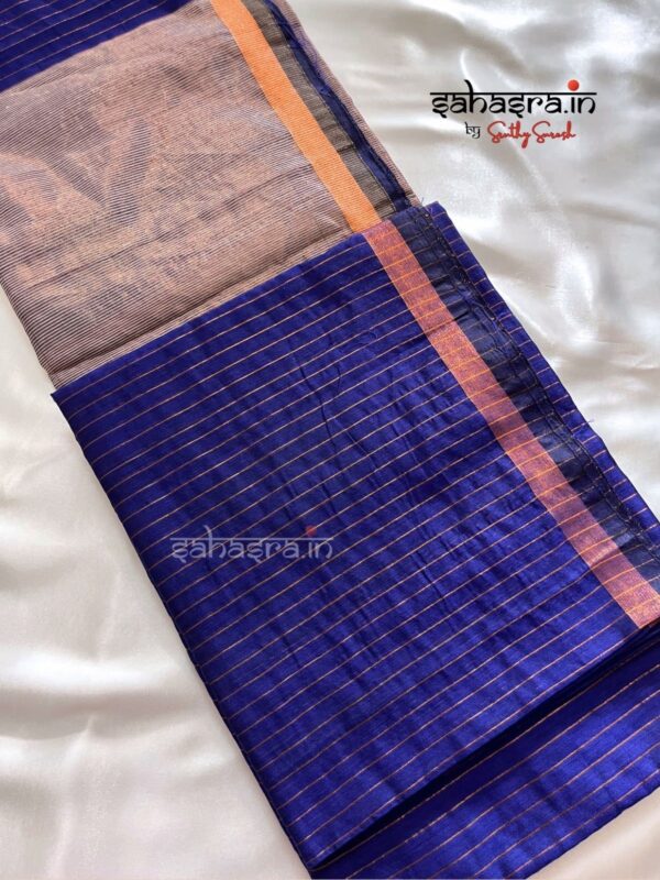 COTTON SILK STRIPED SAREES - SC115
