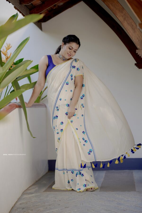 Mul Mul Cotton Saree -ML002