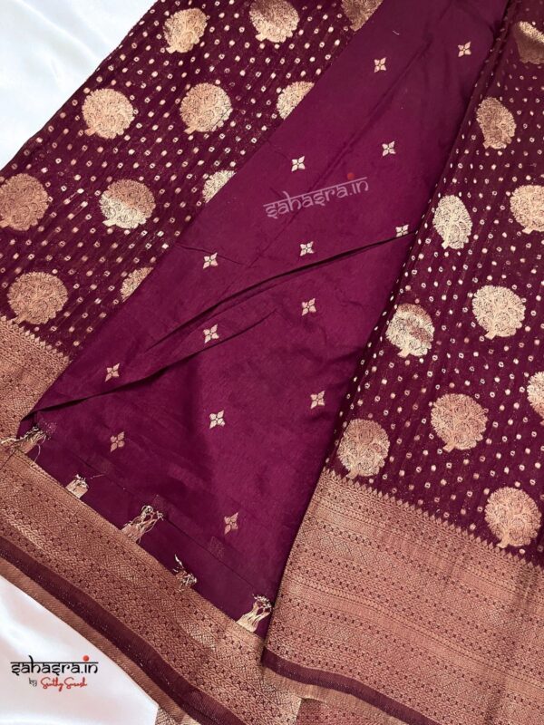 Banarasi Georgette Saree-SB118 (brown)