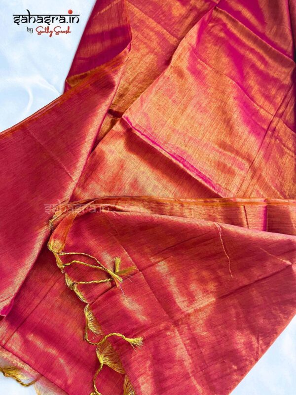 Raga Metallic Handloom Tissue Saree -ST20