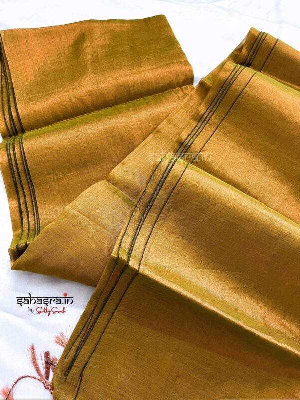 Raga Metallic Handloom Tissue Saree -ST78