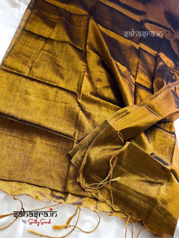 Raga Metallic Handloom Tissue Saree -ST42