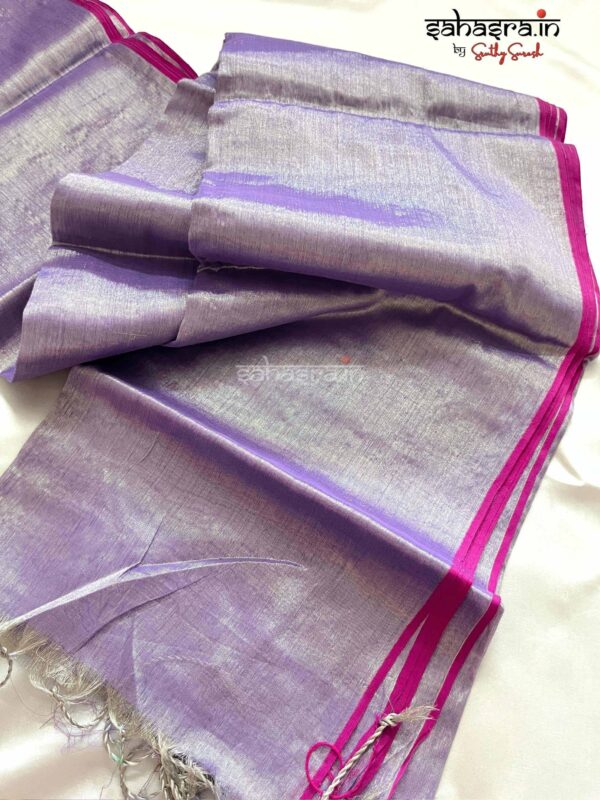 Raga Metallic Handloom Tissue Saree -ST5