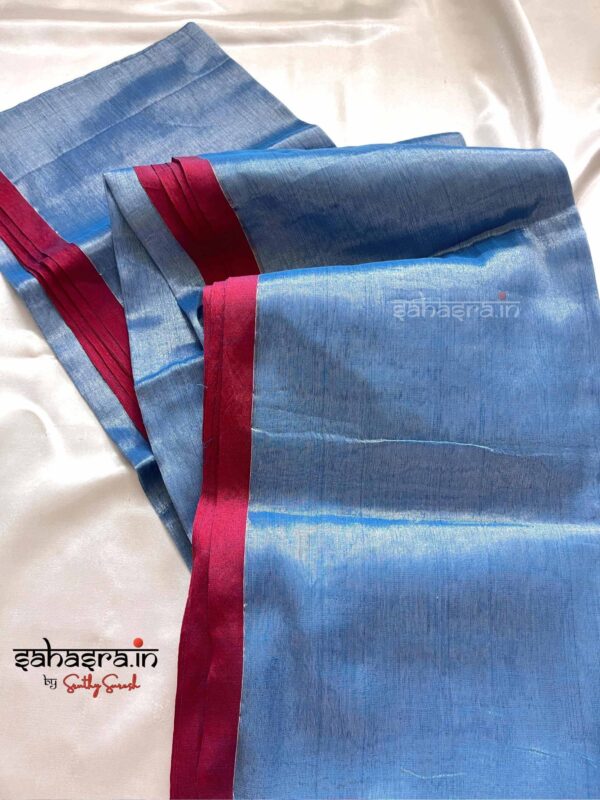 Raga Metallic Handloom Tissue Saree -ST7