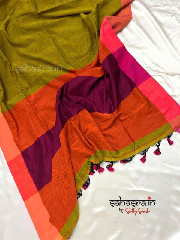 Handloom Soft Cotton Saree -SH1A