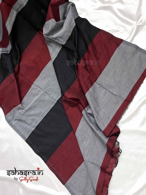 Khadi Cotton Saree -SK2 - Image 3