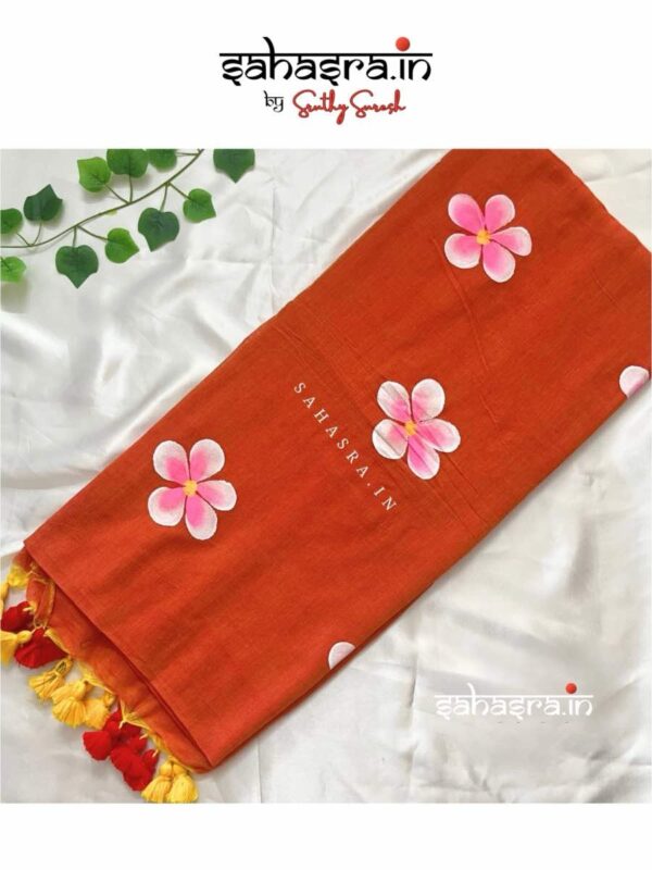 Handloom Hand-painted Saree -SH311