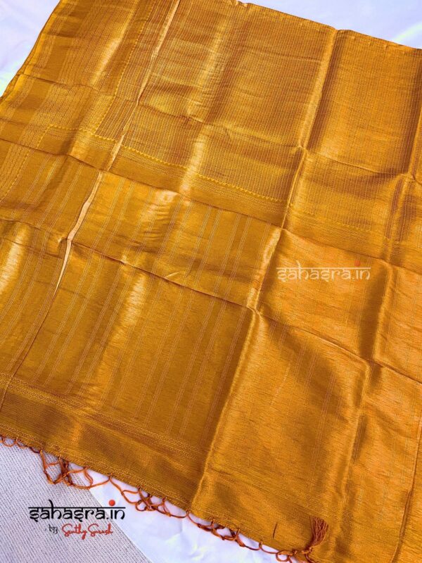 Yellow Semi Soft Silk Saree (Kubera)-SY124