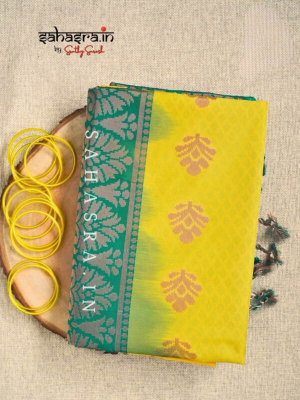Soft Silk Saree (Premium) -KS123 - Image 4