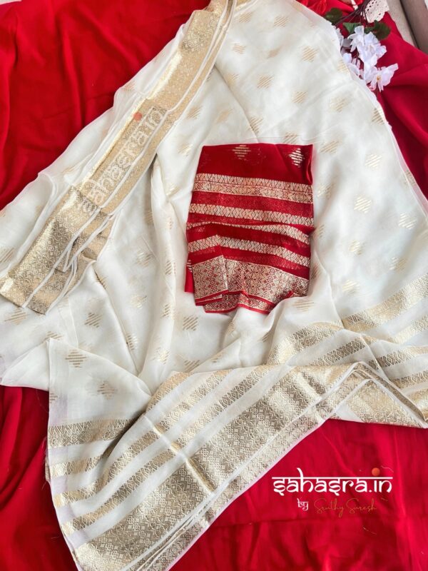 Viscose Georgette Saree - VG15 - Image 5