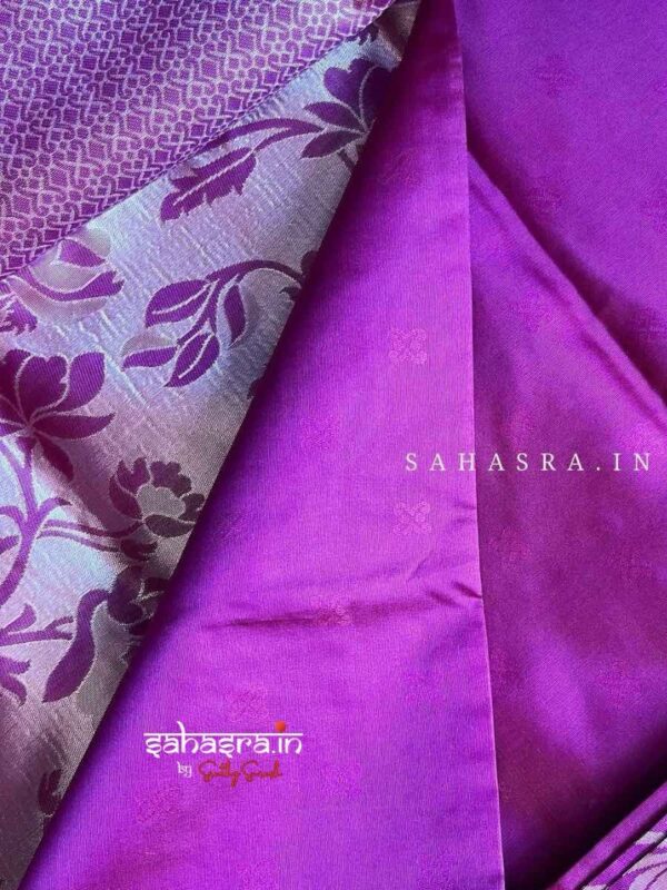 Semi silk saree -SK32 - Image 3