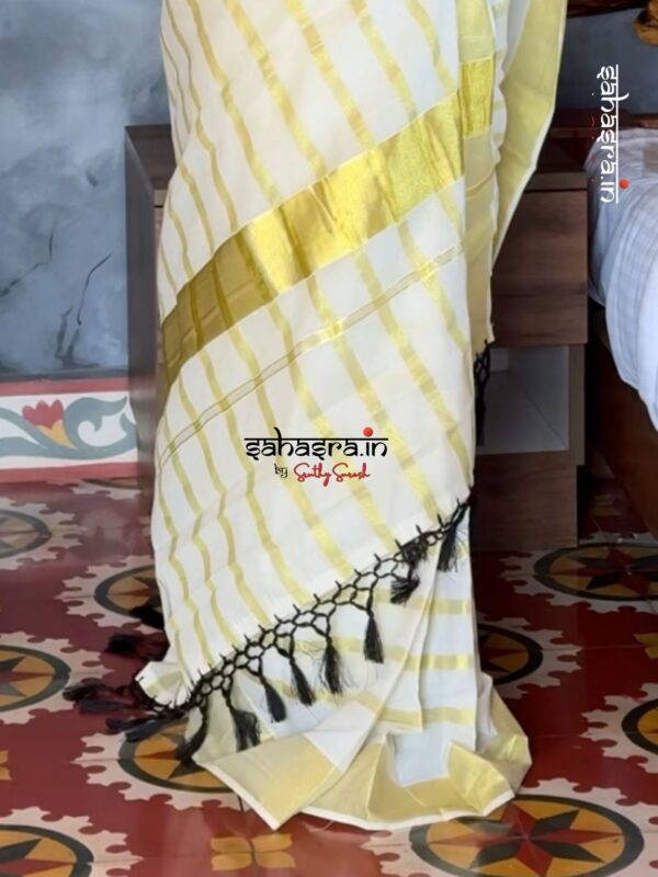 Ready to wear Kerala Saree -RTW12 - Image 4