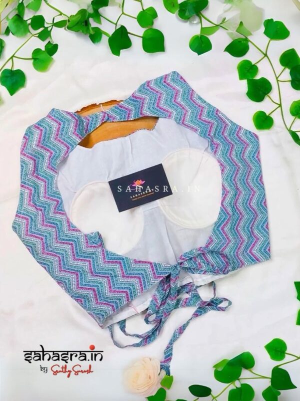 Boat neck blouse - RB11 - Image 2