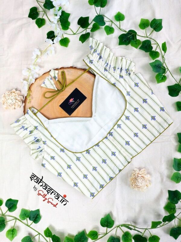 Frill sleeves Blouse - RB16 - Image 2