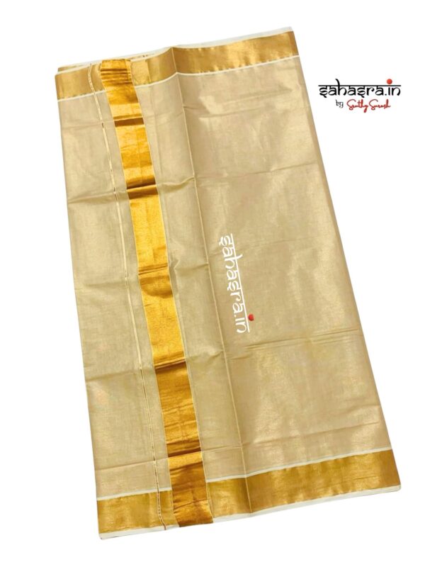 Ready to wear Kerala Saree -RW12 - Image 3