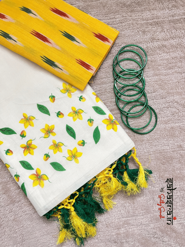 KANIKONNA -Kerala Cotton Saree (KS10) vishu special