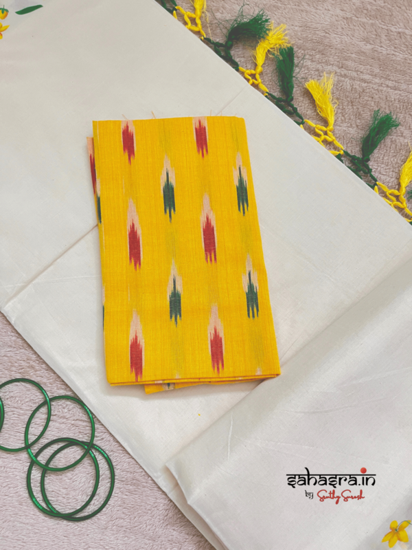KANIKONNA -Kerala Cotton Saree (KS10) vishu special - Image 5