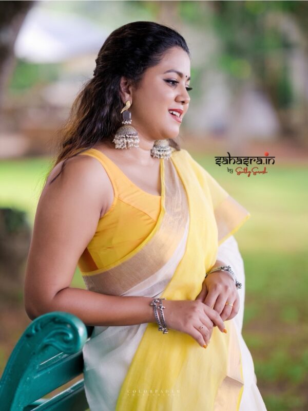 Charu : Mul Cotton Saree - (CHARU10) - Image 2