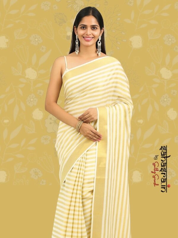 Ready to wear Kerala Saree -RTW13 - Image 3