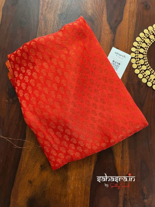 Brocade Blouse Piece -(BP03) - Image 3