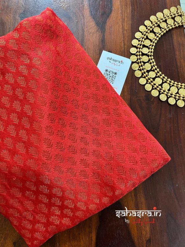 Brocade Blouse Piece -(BP03) - Image 2