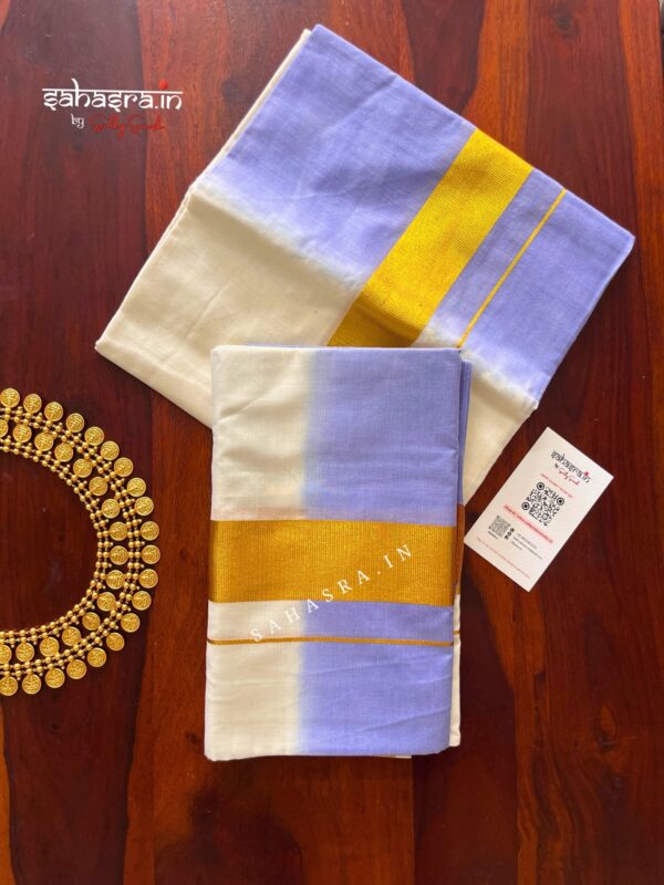 Lavender Tie & Dye Set Mund - TDS01 - Image 2
