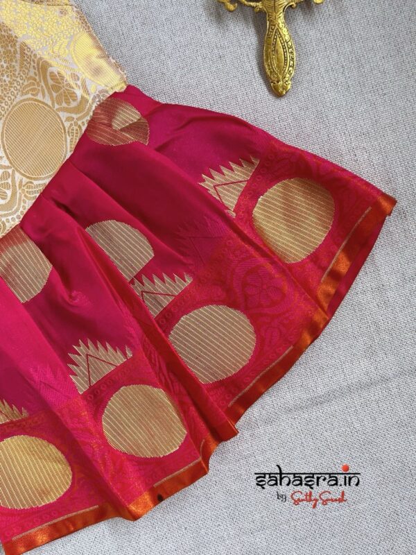 Kids Onam Special Frock-KID3 - Image 2