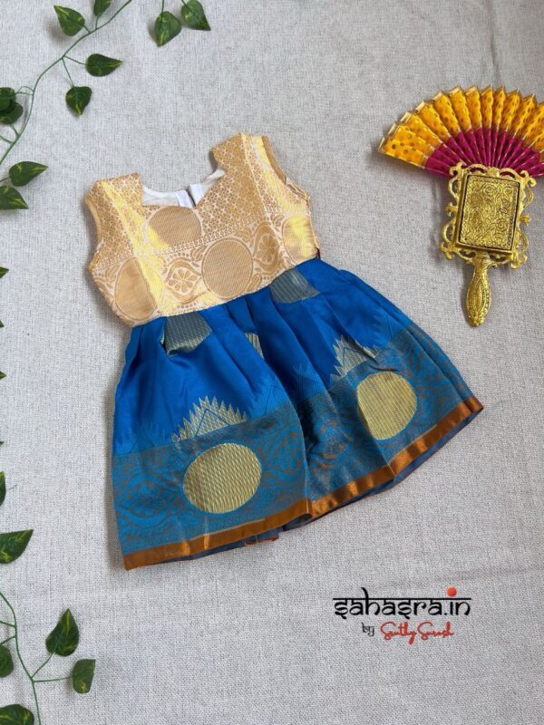 Kids Onam Special Frock-KID2 - Image 2