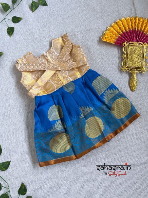 Kids Onam Special Frock-KID2 - Image 4