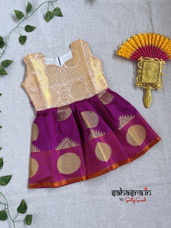 Kids Onam Special Frock-KID4