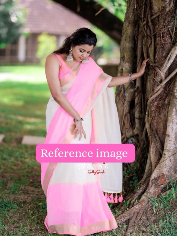 Charu : Mul Cotton Saree - (CHARU10A) - Image 9