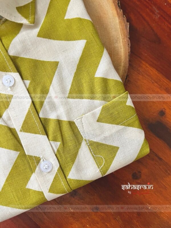 Half-Sleeve Pure Cotton Shirt For Men- SRT15 - Image 2