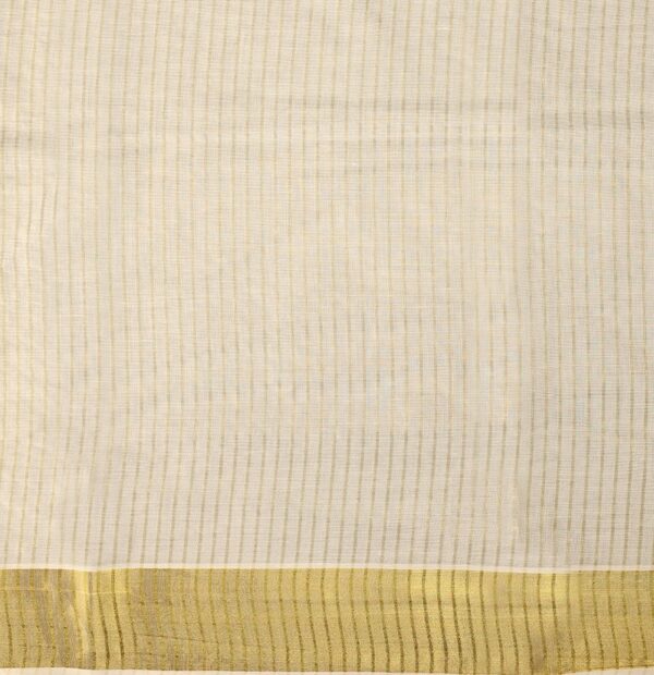 Fine stripes : Ready to wear Kerala Saree-(RTW16) - Image 4