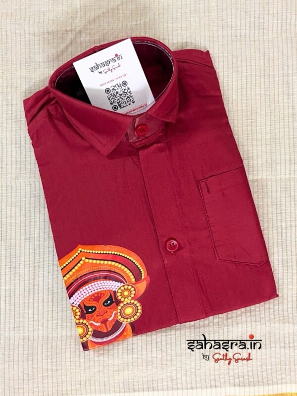 kid's Combo-Shirt & Dhoti (Age 3 to 4) : (bkid12) - Image 6