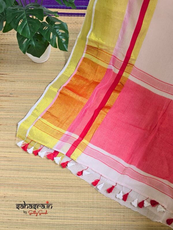 Mandharam : Mul Cotton Saree  - (Mul08) - Image 4