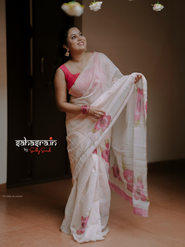 Floral Ready to wear  Saree-(RTW14) - Image 2