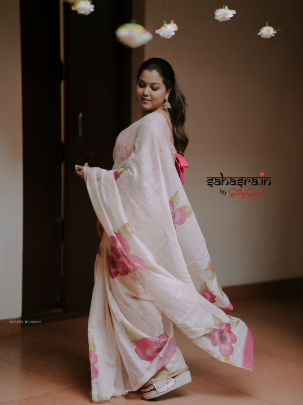 Floral Ready to wear  Saree-(RTW14) - Image 3