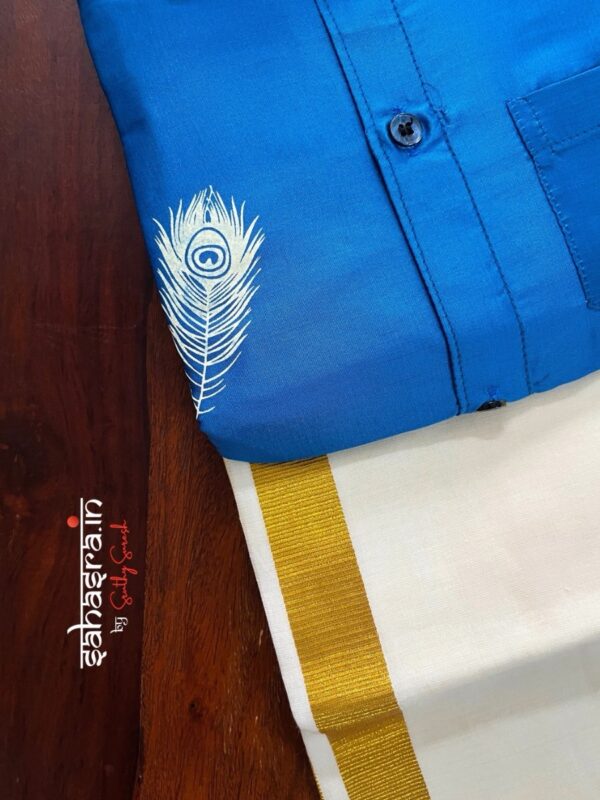Kids Combo-Shirt &Velcro Dhoti Combo (kid04) - Image 2