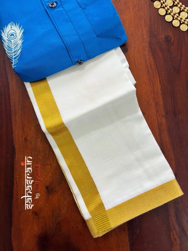 Kids Combo-Shirt &Velcro Dhoti Combo (kid04) - Image 6