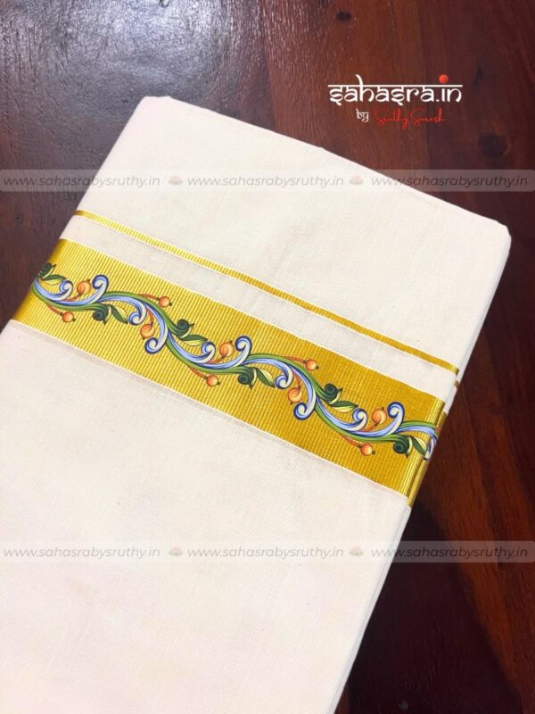 Kasavu Dhoti for Men-(DTK22) - Image 7