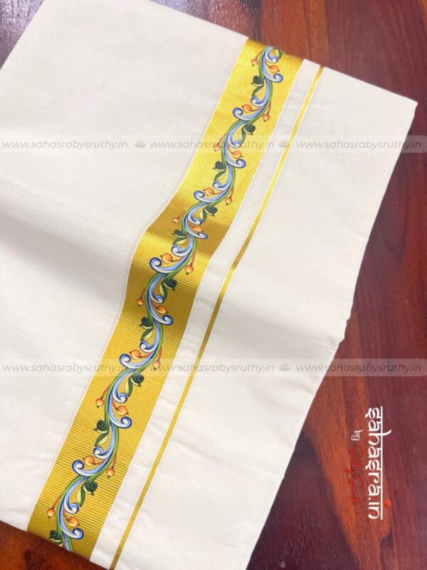 Kasavu Dhoti for Men-(DTK22) - Image 6