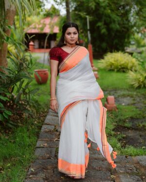 005Aruna-Aruna : Mul Cotton Saree