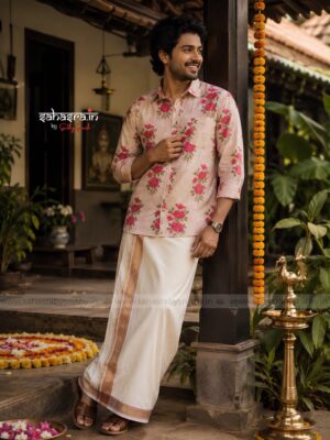 Floral printed Full-Sleeve Shirt For Men- SRTF6